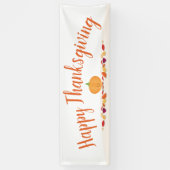 Happy Pumpkin-Thanksgiving Spandoek (Verticaal)