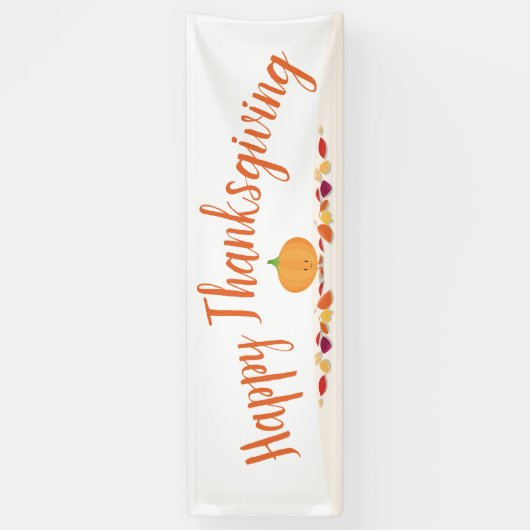 Happy Pumpkin-Thanksgiving Spandoek (Verticaal)
