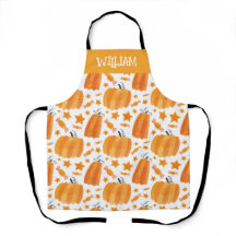 Happy Pumpkins All Over Print Keuken Schort