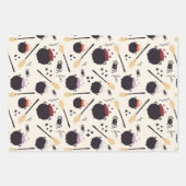 Happy Pumpkins en Halloween spook Inpakpapier Vel (Voorkant)