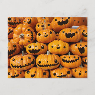 Happy Pumpkins Halloween Herfst Seizoen Feestdagenkaart