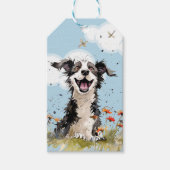 Happy Pup Cadeaulabel (Voorkant)