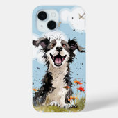Happy Pup Case-Mate iPhone Case (Achterkant)