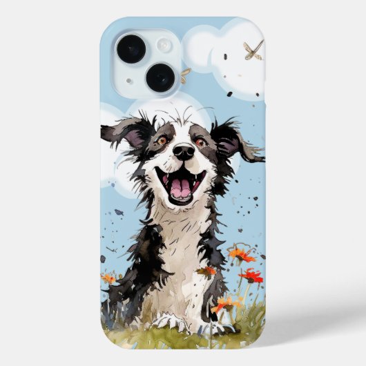 Happy Pup Case-Mate iPhone Case (Achterkant)