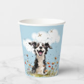 Happy Pup Papieren Bekers (Voorkant)