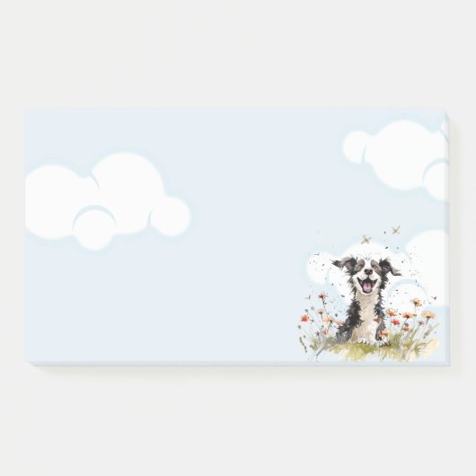 Happy Pup Post-it® Notes (Voorkant)