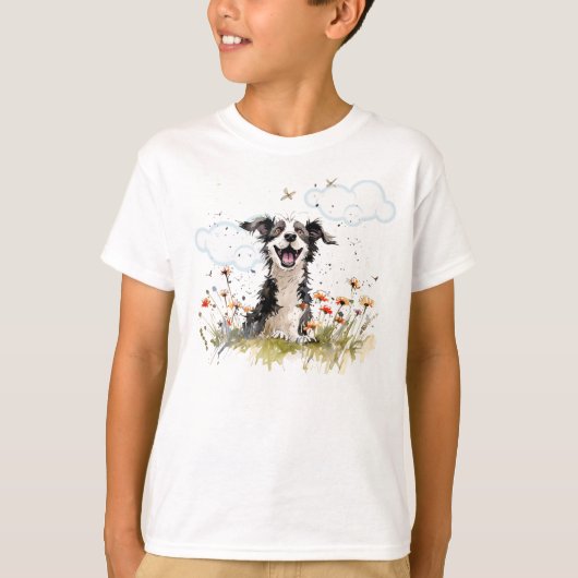 Happy Pup T-shirt (Voorkant)