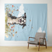 Happy Pup Wandkleed (In Situ (horizontaal))