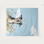 Happy Pup Wandkleed (Voorkant (horizontaal))