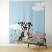 Happy Pup Wandkleed (In situ)