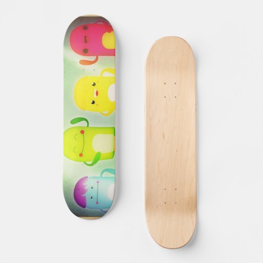 Happy Puppets Skateboard (Voorkant)