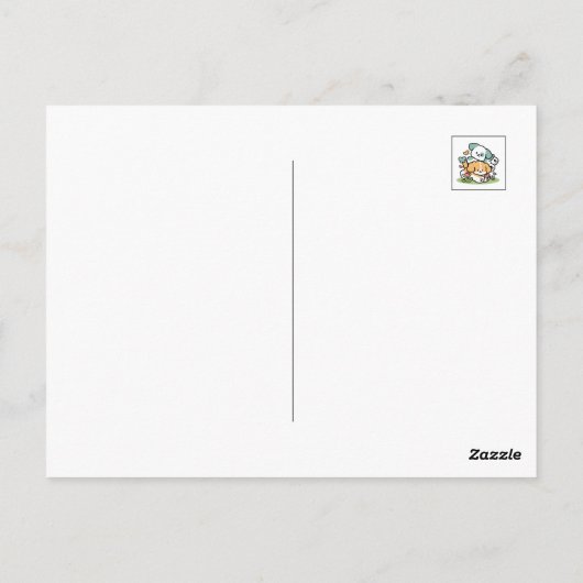 Happy Puppies Rolling Into May beroemd gemaakt doo Briefkaart (Achterkant)