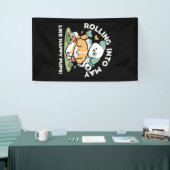 Happy Puppies Rolling Into May beroemd gemaakt doo Spandoek (Beurs)
