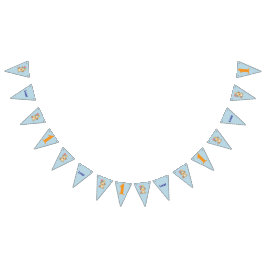 Happy Puppy, Boy, Let's Pawty, 1st Birthday  Vlaggetjes