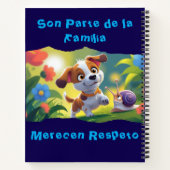 Happy Puppy/Cachorrito Felíz Notitieboek (Achterkant)