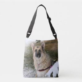 Happy puppy crossbody tas