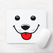 Happy Puppy Face Muismat (Met muis)