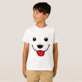Happy Puppy Face T-shirt (Voorkant volledig)