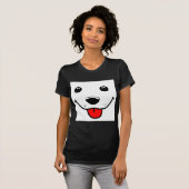 Happy Puppy Face T-shirt (Voorkant volledig)