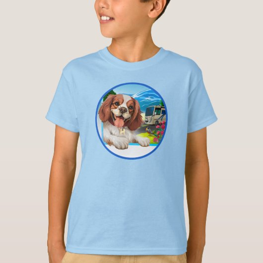 Happy Puppy Kinder T-shirt (Voorkant)