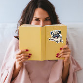 Happy Puppy Pug Jumping Sticker