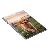 Happy Puppy Spiral Notebook Notitieboek (Rechterzijde)