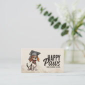 Happy Puppy Student - Hondentraining Visitekaartje (Staand voorkant)