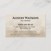 Happy Puppy Student - Hondentraining Visitekaartje (Achterkant)