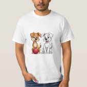 Happy puppy t-shirt (Voorkant)