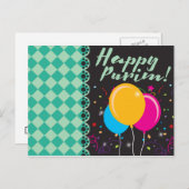 Happy Purim (פּ רִ י ם) Briefkaart (Voorkant / Achterkant)