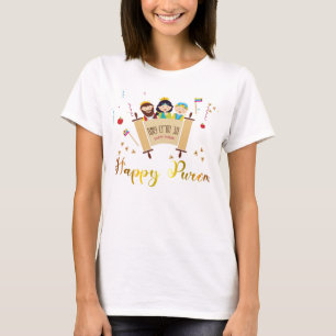 Happy Purim 2022  Chag Sameach T-shirt