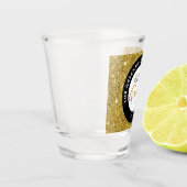 Happy Purim-aangepast script Shot Glas (Links)