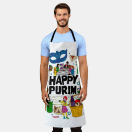 Happy Purim Apron Schort