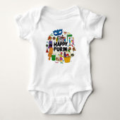 Happy Purim - Baby Romper (Voorkant)