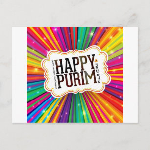 happy purim briefkaart