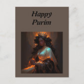 Happy Purim Briefkaart (Voorkant)