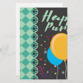 happy purim briefpapier (Voorkant / Achterkant)