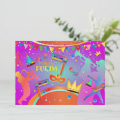 Happy Purim Carnaval Party Feestdagenkaart (Staand voorkant)