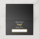 Happy Purim - Chag Purim Plaatskaartje (Buitenkant ongevouwen)