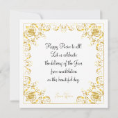 Happy Purim Festival Basket  feestdag Kaart (Achterkant)