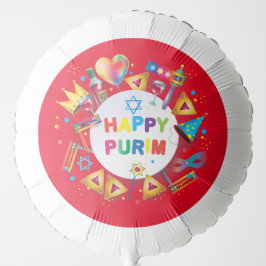 Happy Purim Festival Joodse Vakantie Kinder Partij Ballon