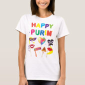Happy Purim Festival Kinder feestdag cadeautjes T-shirt (Voorkant)