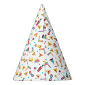 Happy Purim Festival Kinder Party Gifts Pattern Feesthoedjes (Achterkant)