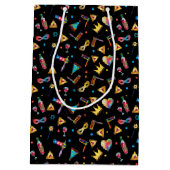 Happy Purim Festival Kinder Party Gifts Pattern Medium Cadeauzakje (Achterkant)