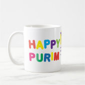 Happy Purim Festival Kinder Party Pattern Koffiemok (Links)