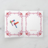 Happy Purim Festival Purim mand  Feestdagen Kaart (Binnen)