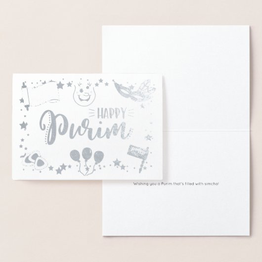 Happy Purim Folie Kaarten (Display)