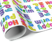 HAPPY PURIM funky gift Cadeaupapier (Rol Hoek)