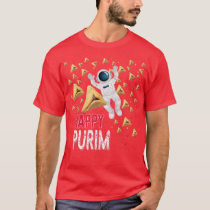 Happy Purim Funny Hamantaschen Gift Purim Jewish H T-shirt