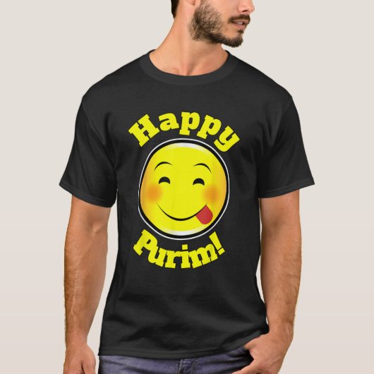Happy Purim funny T-shirt (Voorkant)